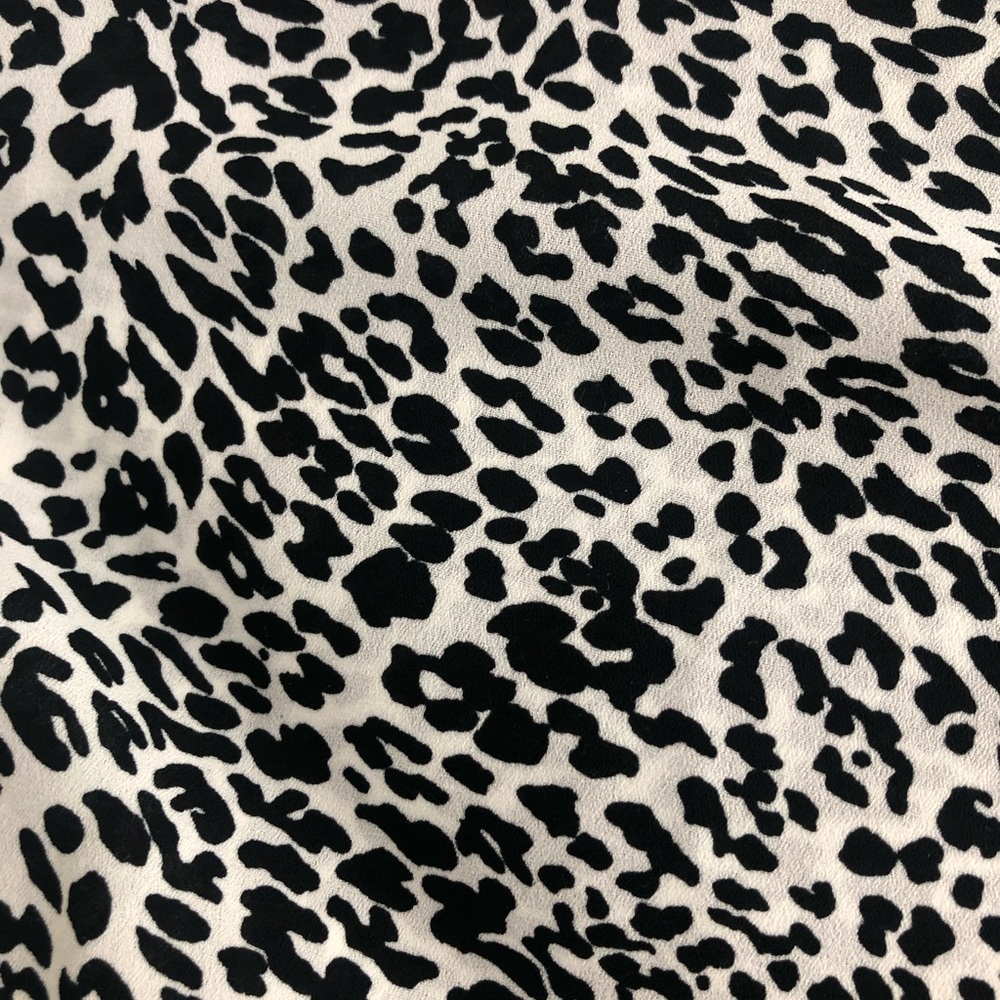 Cute animal print cami black and white size 1x